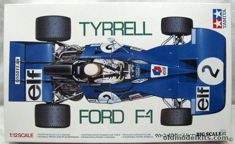 Tamiya 1/12 Tyrrell Ford F-1, 12009-7000 plastic model kit